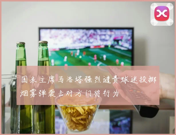 国米主席马洛塔强烈谴责球迷投掷烟雾弹袭击对方门将行为